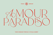 Tokyo Dreams Display Ligature Serif, a Serif Font by Mila Garret (Thumbnail 10 of 28)