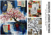 Decorative Japanese Paintings, a Decorative Illustration by Digital Art Creations (Thumbnail 3 of 7)