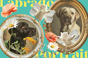 Labrador Portrait, an Object Graphic by TheCuteShop (Thumbnail 2 of 5)