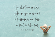 Beach Town - Handwritten Font, a Script Font by Beck McCormick (Thumbnail 6 of 11)