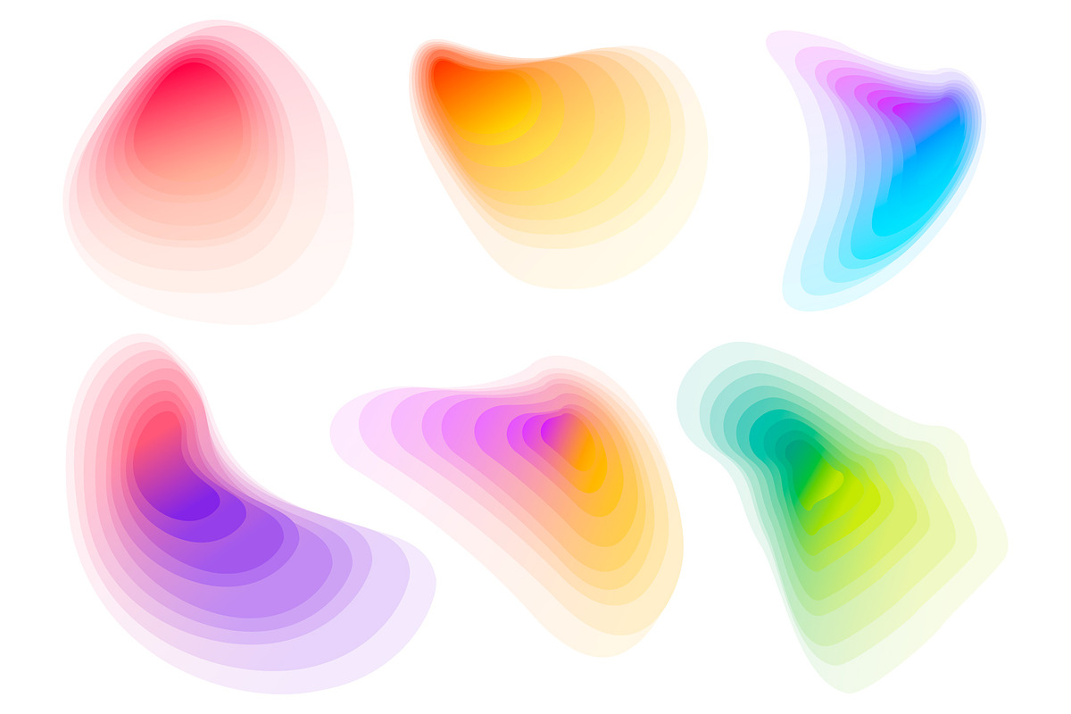 Gradient collection with 48 elements, a Texture Graphic by VitalexStudio (Photo 8 of 14)