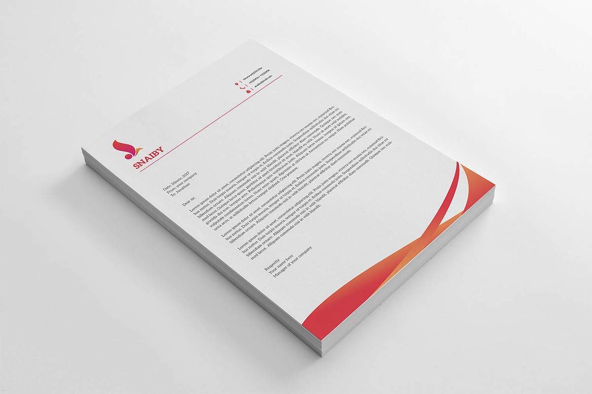 Corporate Stationery Kit Template, a Stationery Template by Template Shop (Photo 2 of 5)