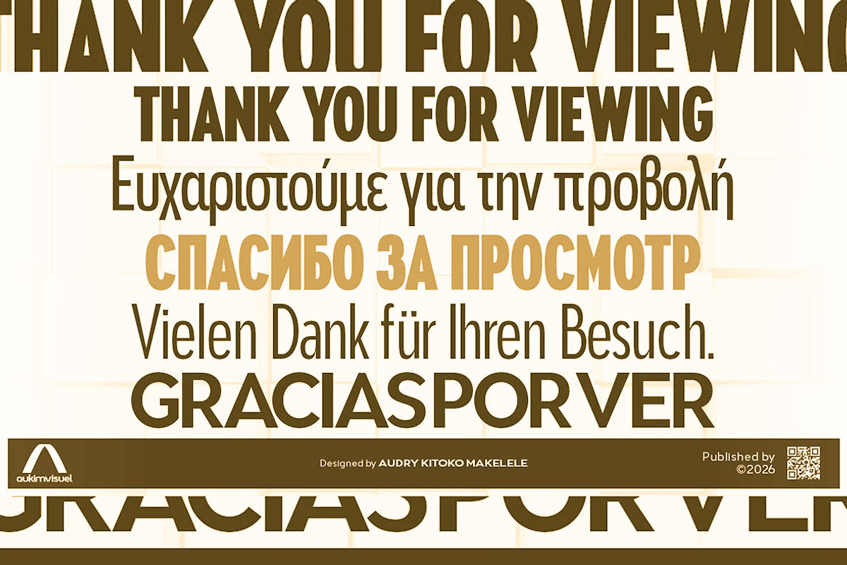 Aukim II Expanded, a Sans Serif Font by Aukimvisuel (Photo 15 of 15)