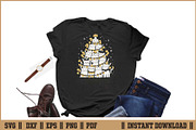 Cats Christmas Tree Cat Lover SVG, a Seasonal Illustration by Handy Arts Studio (Thumbnail 2 of 3)