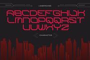 Alpha Cyberpunk - Modern Sci-fi Font, a Sans Serif Font by Nirmana Visual (Thumbnail 4 of 9)