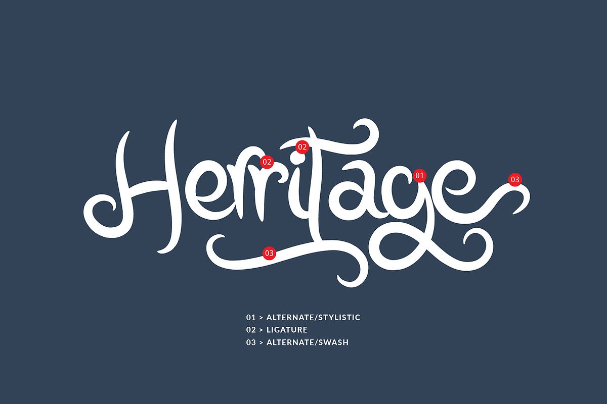 Megilan Curly Handwritten Font, a Font by Dicubit (Photo 3 of 10)