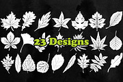 Leaves Photoshop Stamp Brushes, a Brush Add-On by ArtistMef (Thumbnail 2 of 4)