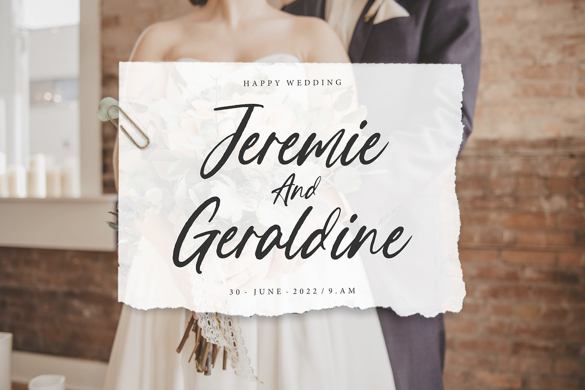 Boulderstone Modern Calligraphy Font, a Script Font by Letterative Studio (Photo 3 of 7)