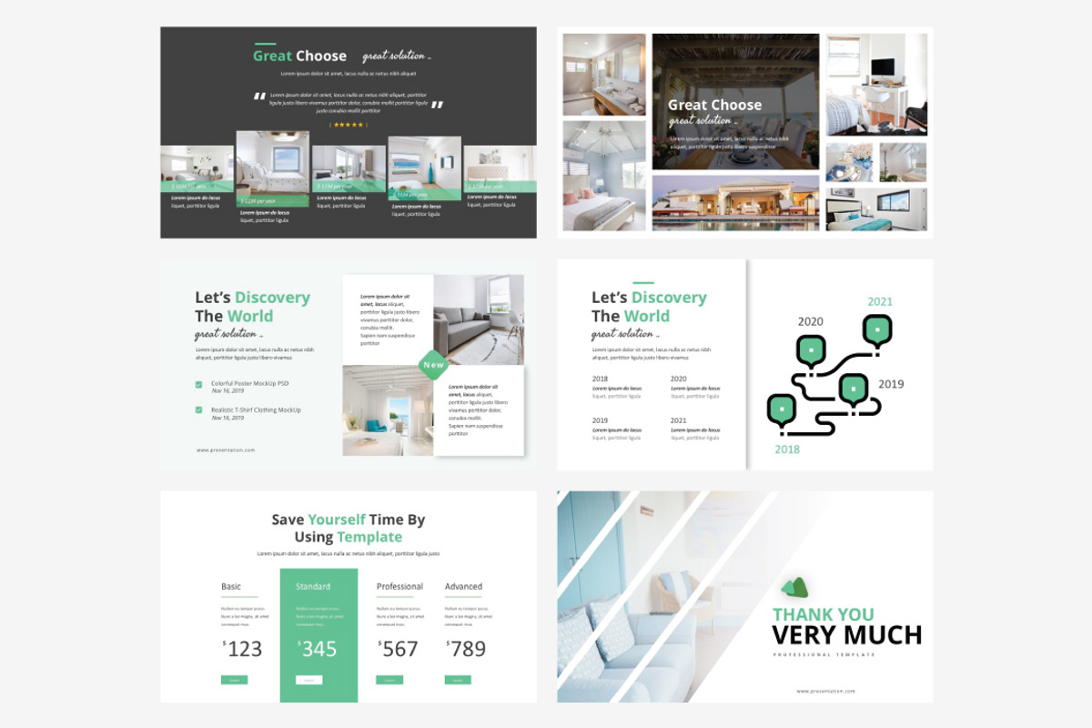 LUXURY HOTEL-Powerpoint Template, a Presentation Template by Shafura (Photo 6 of 6)
