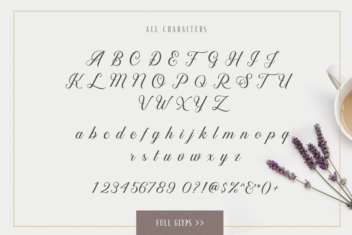 Kaylar - Elegant Script & Serif, a Script Font by Letterhend Studio (Photo 8 of 10)