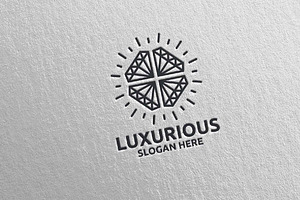 Diamond Luxurious Royal Logo 74