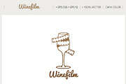Wine Film Logo, a Branding & Logo Template by blends.studio (Thumbnail 2 of 2)