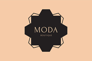 Minimal Modern Fashion Logo Template