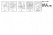 Europe Capitals - City Street Maps, an Illustration by AdrianDragne (Thumbnail 8 of 10)