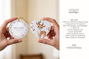 Heart and Round Ornament Mockup, a Household Mockup by EmpaviMockups (Thumbnail 4 of 5)