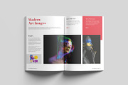 Art Exhibition Catalog Template, a Magazine Template by Cleffon_Graphic_Studio (Thumbnail 8 of 9)