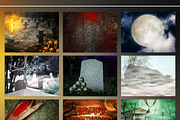 Halloween Backgrounds Set, a Texture Graphic by Backgrounds Store (Thumbnail 2 of 4)