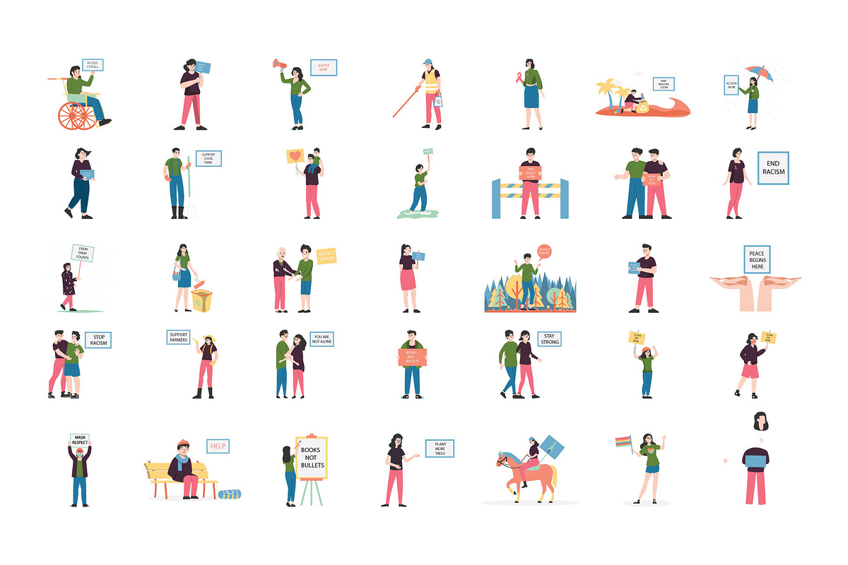 Awareness Illustration Pack, an Illustration by Vector Portal (Photo 4 of 5)