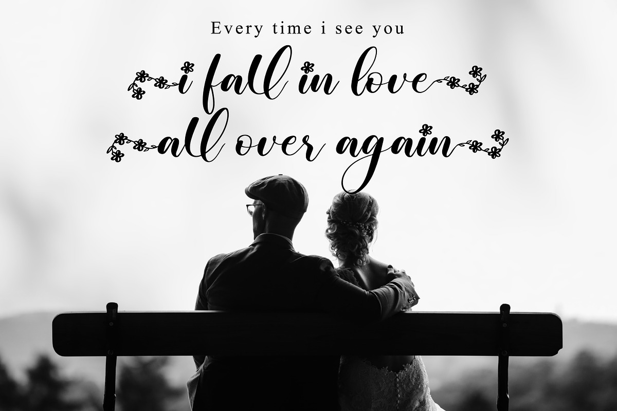 Regista - beautiful script font, a Script Font by ribethstudio (Photo 8 of 12)