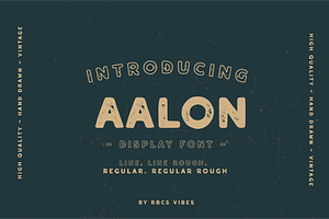 Aalon Vintage Font
