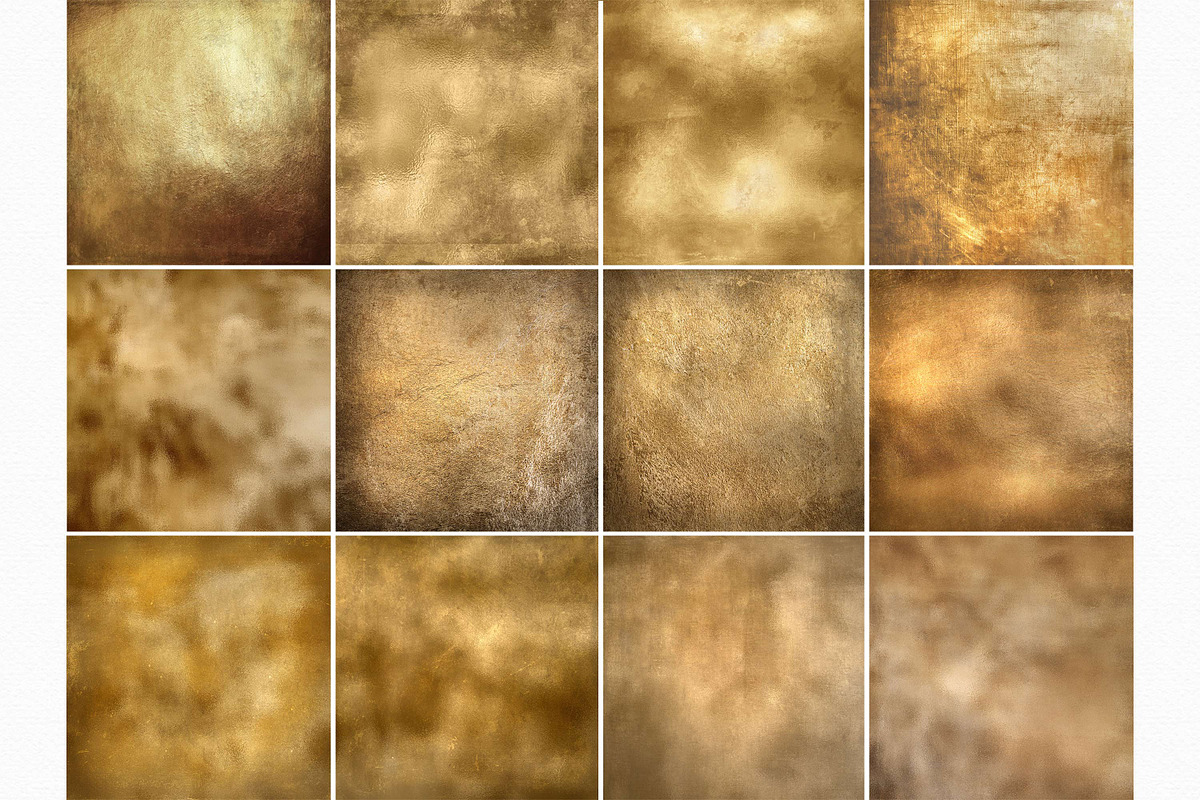 Antique Gold Textures, a Texture Graphic by rileyBgraphics