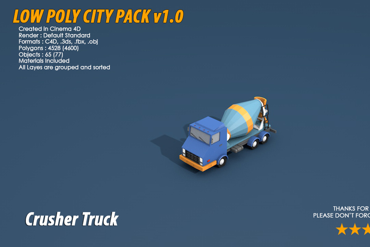 Low Poly City Pack 1, an Architecture 3D Model by multimedia4ds (Photo 37 of 40)