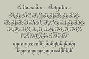 Dineschara Elegant Script, a Script Font by TypeClassHeroes (Thumbnail 10 of 10)