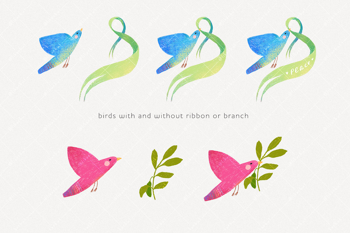 World Peace and Love Graphics, an Illustration by likorbut (Photo 3 of 6)
