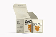 Tea Packaging Box With Sachet Mockup, a Packaging Mockup by Ram Studio LLC (Thumbnail 5 of 13)
