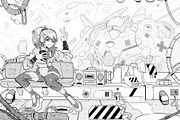 Mangaka Procreate Illustration Kit, a Brush Add-On by Frankentoon Store (Thumbnail 9 of 9)
