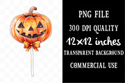 Kawaii Halloween Candy Stickers PNG, an Illustration by Designking (Thumbnail 4 of 4)