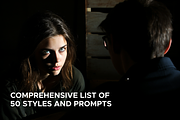 Midjourney Prompt Lighting Guide, an Object Graphic by MadeByAI Studio (Thumbnail 4 of 6)