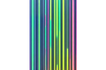 Striped abstract texture, neon, an Illustration by Natasha Breen