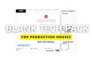 Blank Apparel Tech Pack, a Presentation Template by Archetype Design (Thumbnail 1 of 7)