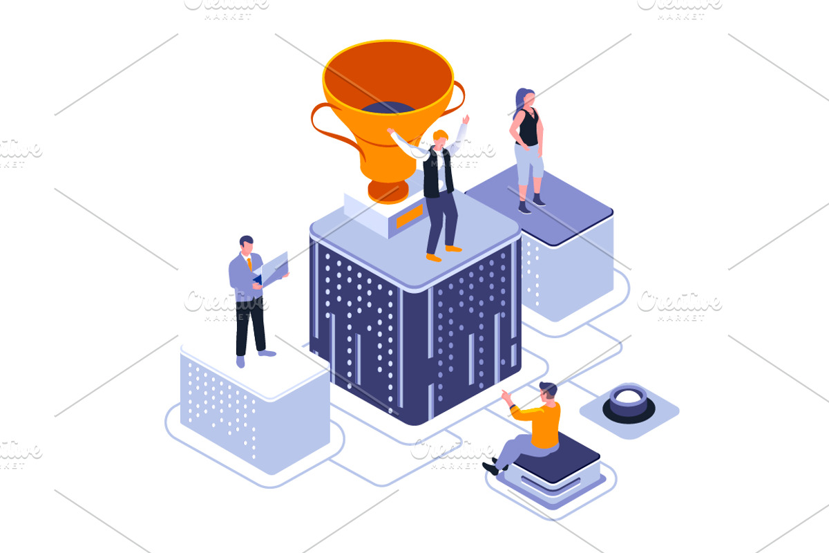 Isometric 3D Illustrations, a Finance Illustration by alexdndz (Photo 4 of 26)