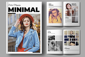 Minimal Fashion Magazine Template