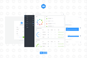 Dashboard 8 - Photoshop CS5+, a Templates & Theme by Admingear (Thumbnail 1 of 2)