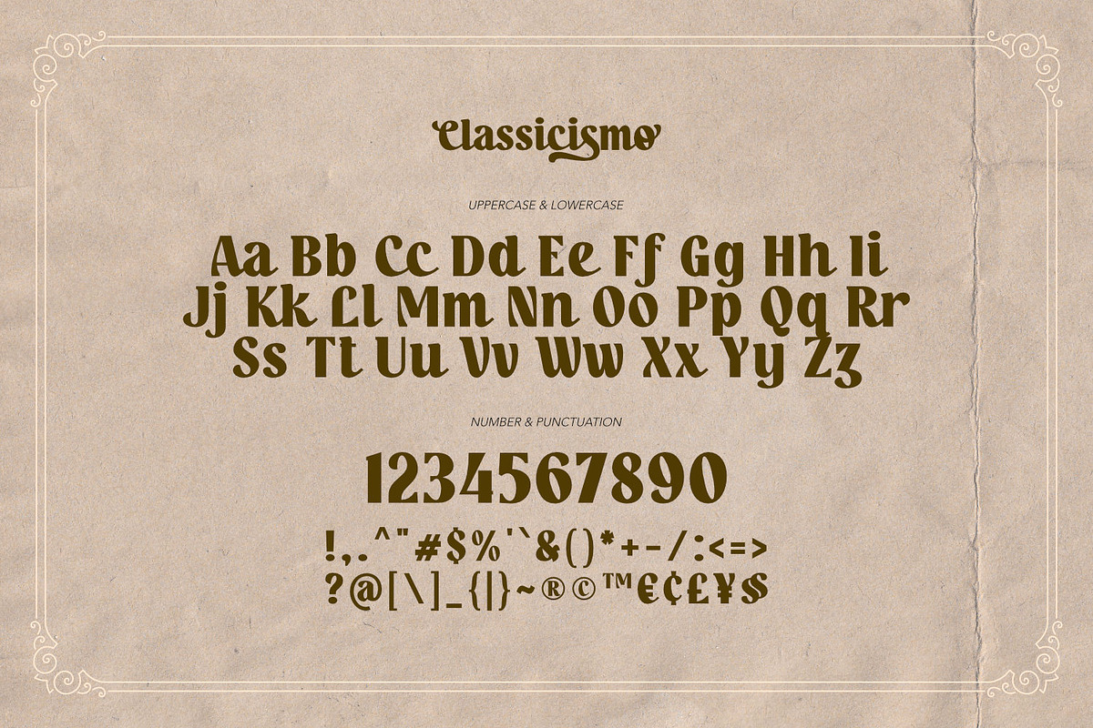 Classicismo - Gentleman Type, a Serif Font by ikiiko (Photo 6 of 8)