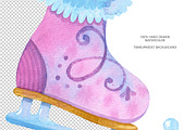 Frozen Tale Clipart & Patterns, an Illustration by Valin Malin (Thumbnail 3 of 11)