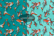 Koi fish set, an Object Graphic by zmeizza (Thumbnail 4 of 5)