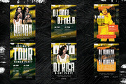 6 Dj Tour Flyer Template - Photoshop, a Flyer Template by Azruca (Thumbnail 4 of 4)