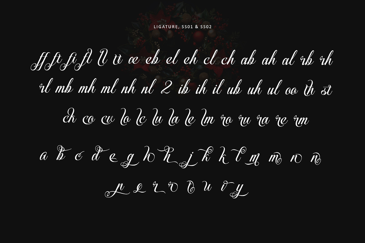 Mistletoe Magic, a Script Font by Letterara (Photo 12 of 13)