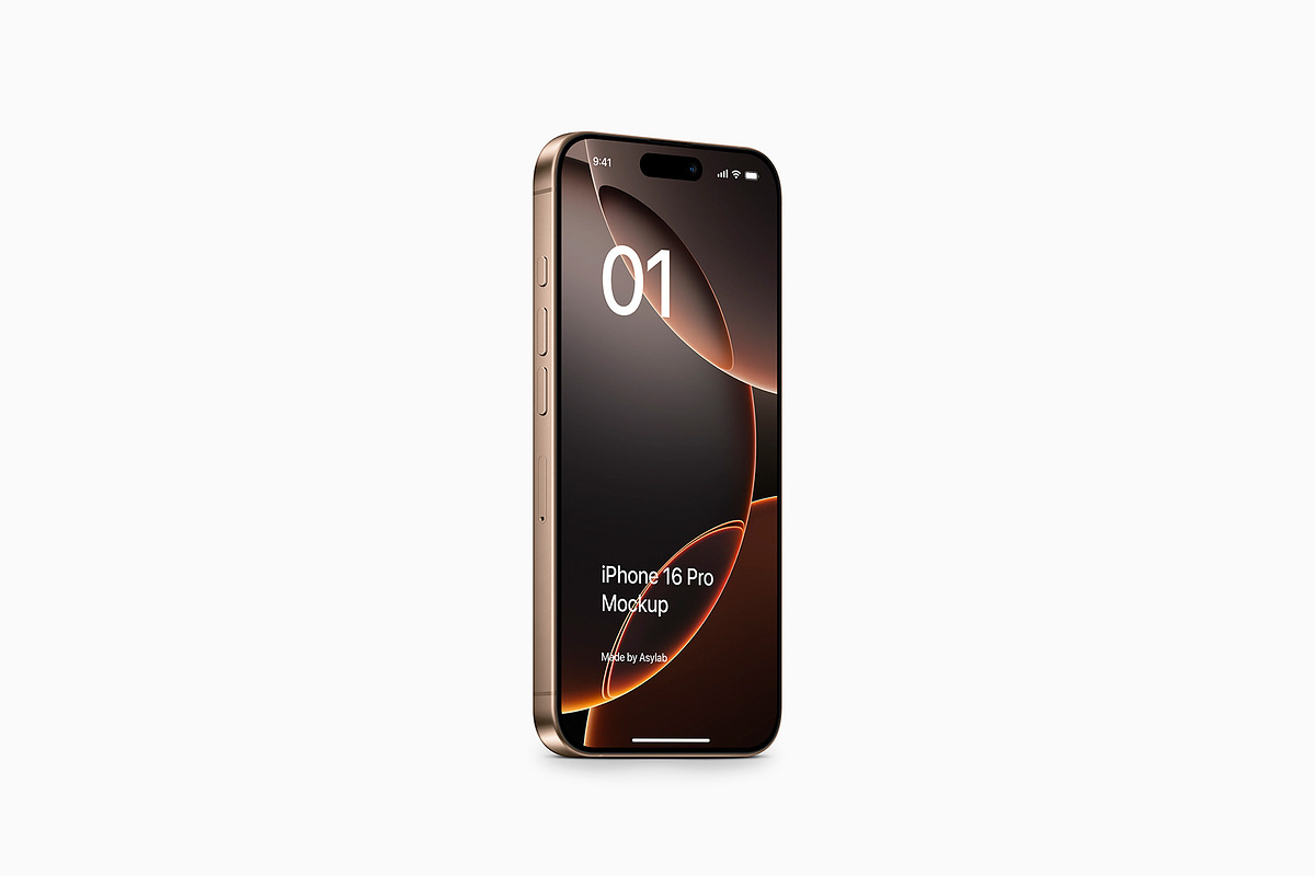 iPhone 16 Pro - 24 Mockups Scenes, an iPhone Mockup by Asylab (Photo 40 of 58)