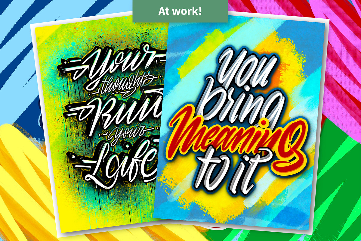 Outline ROUND Brush Set, a Brush Add-On by Magnatype (Photo 8 of 8)