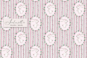 Bunny Card & Seamless pattern, a Pattern Graphic by SirenaArt (Thumbnail 4 of 11)