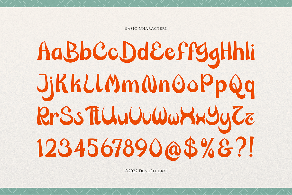 Tazmeera | Playful Arabic Typeface, a Handwritten Font by Denustudios (Photo 10 of 12)