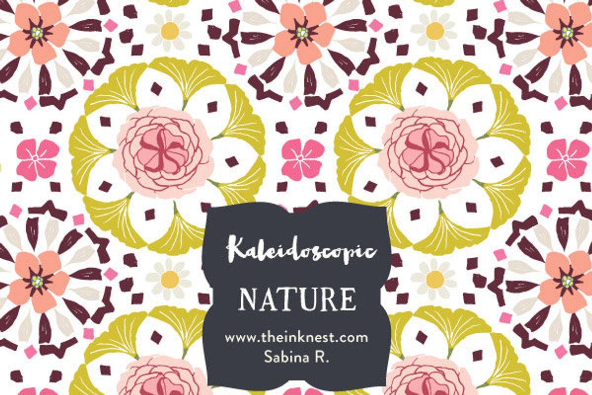Kaleidoscopic Nature EPS, an Illustration by sabinar (Photo 3 of 4)