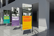 Pull Up Banners Mockup, an Advertising Mockup by Permadi Creative (Thumbnail 2 of 5)