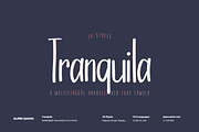 Tranquila Handwritten Font Family, a Script Font by alpercakici (Thumbnail 15 of 15)
