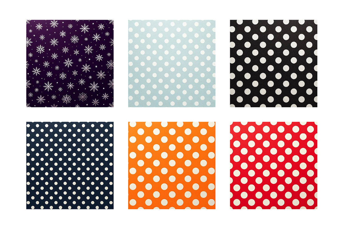 White Polka Dot Digital Paper, a Pattern Graphic by fashionaddict (Photo 5 of 6)